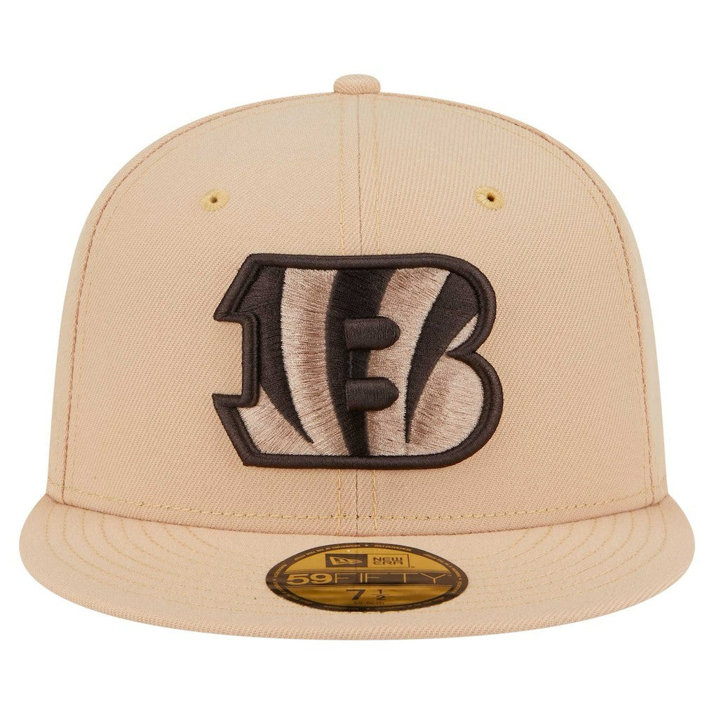 Cincinnati Bengals New Era Candied Pecan 59FIFTY Fitted Hat - Tan discount