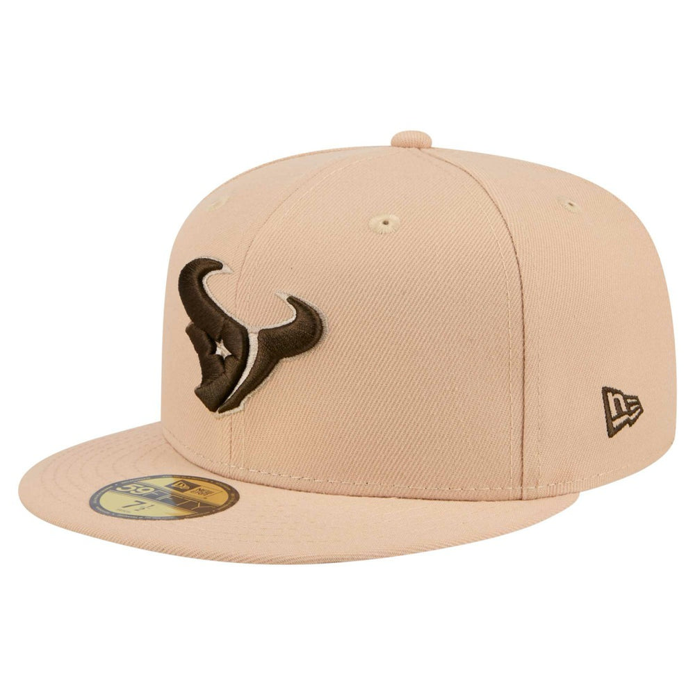Houston Texans New Era Candied Pecan 59FIFTY Fitted Hat - Tan discount