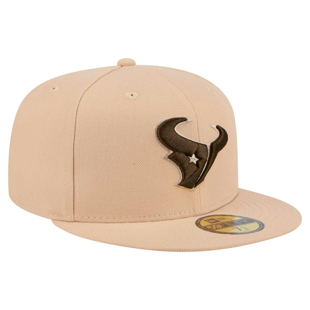 Houston Texans New Era Candied Pecan 59FIFTY Fitted Hat - Tan discount