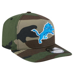 Detroit Lions New Era Woodsy 9FIFTY Snapback Hat - Camo for sale