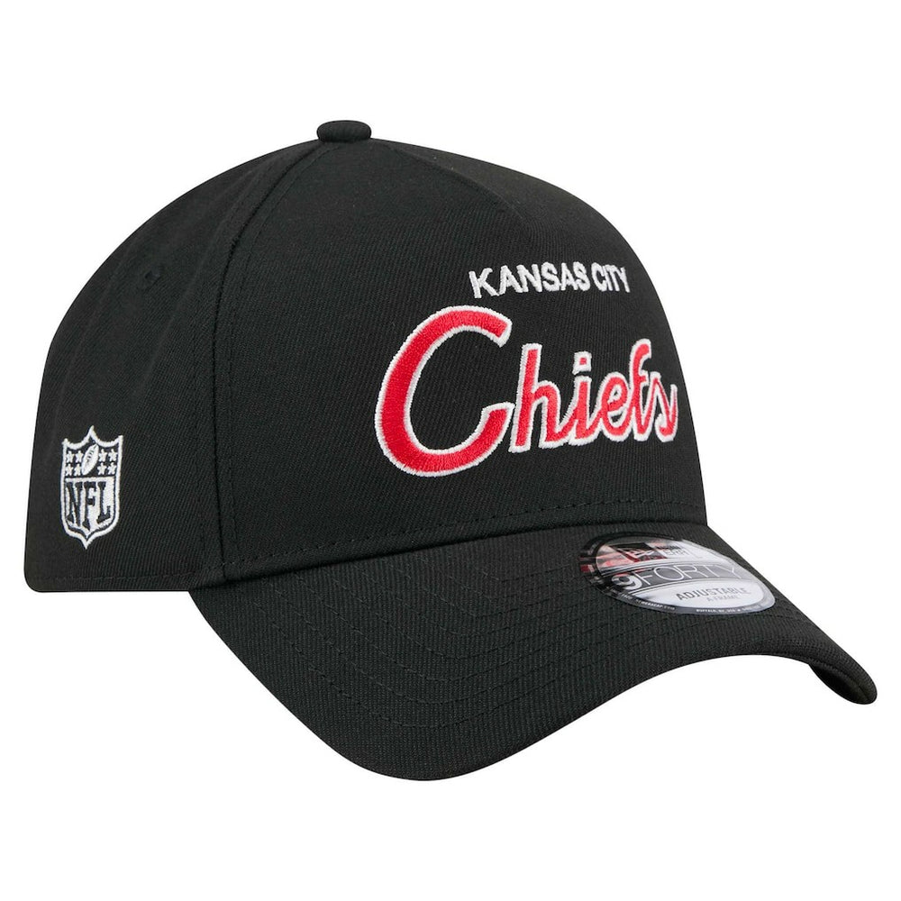Kansas City Chiefs New Era Smith 9FORTY Adjustable hat - Black outlet