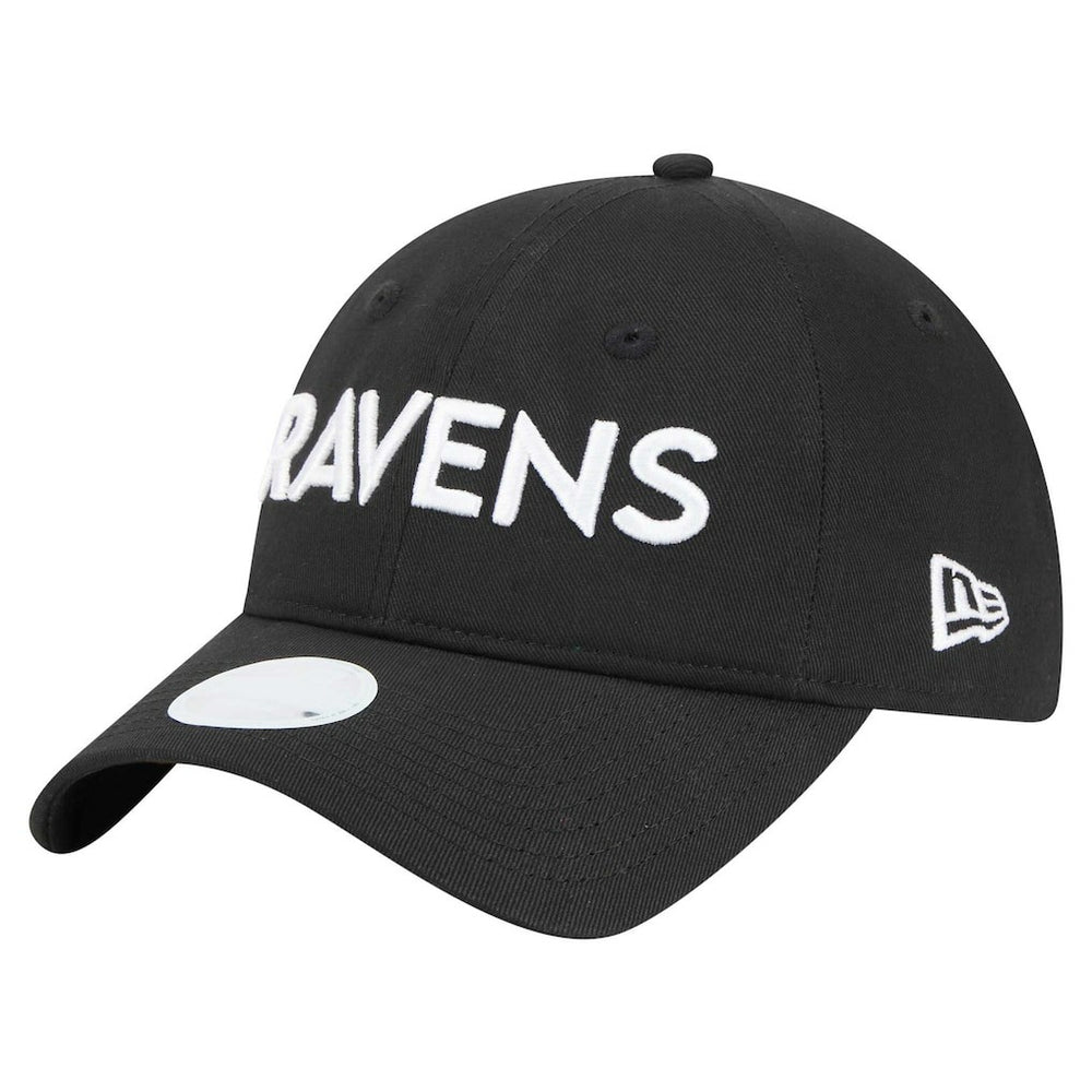Baltimore Ravens New Era Women's Cece 9TWENTY Adjustable Hat - Black on sale