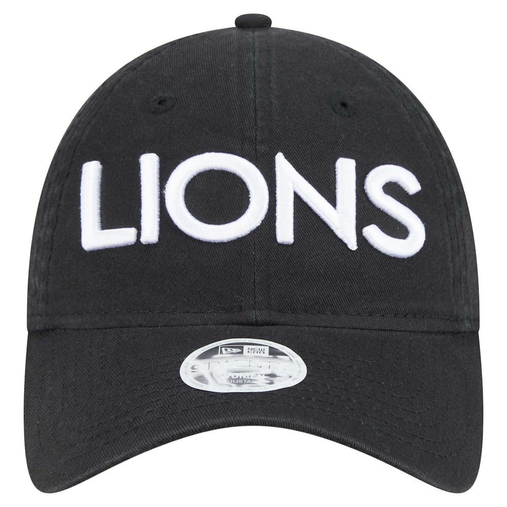 Detroit Lions New Era Women's Cece 9TWENTY Adjustable Hat - Black cheap
