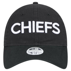 Kansas City Chiefs New Era Women's Cece 9TWENTY Adjustable Hat - Black discount