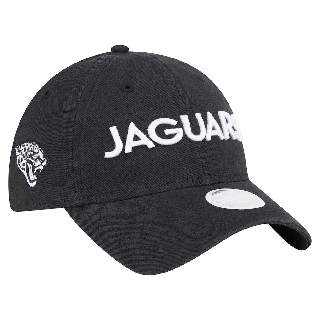 Jacksonville Jaguars New Era Women's Cece 9TWENTY Adjustable Hat - Black on sale