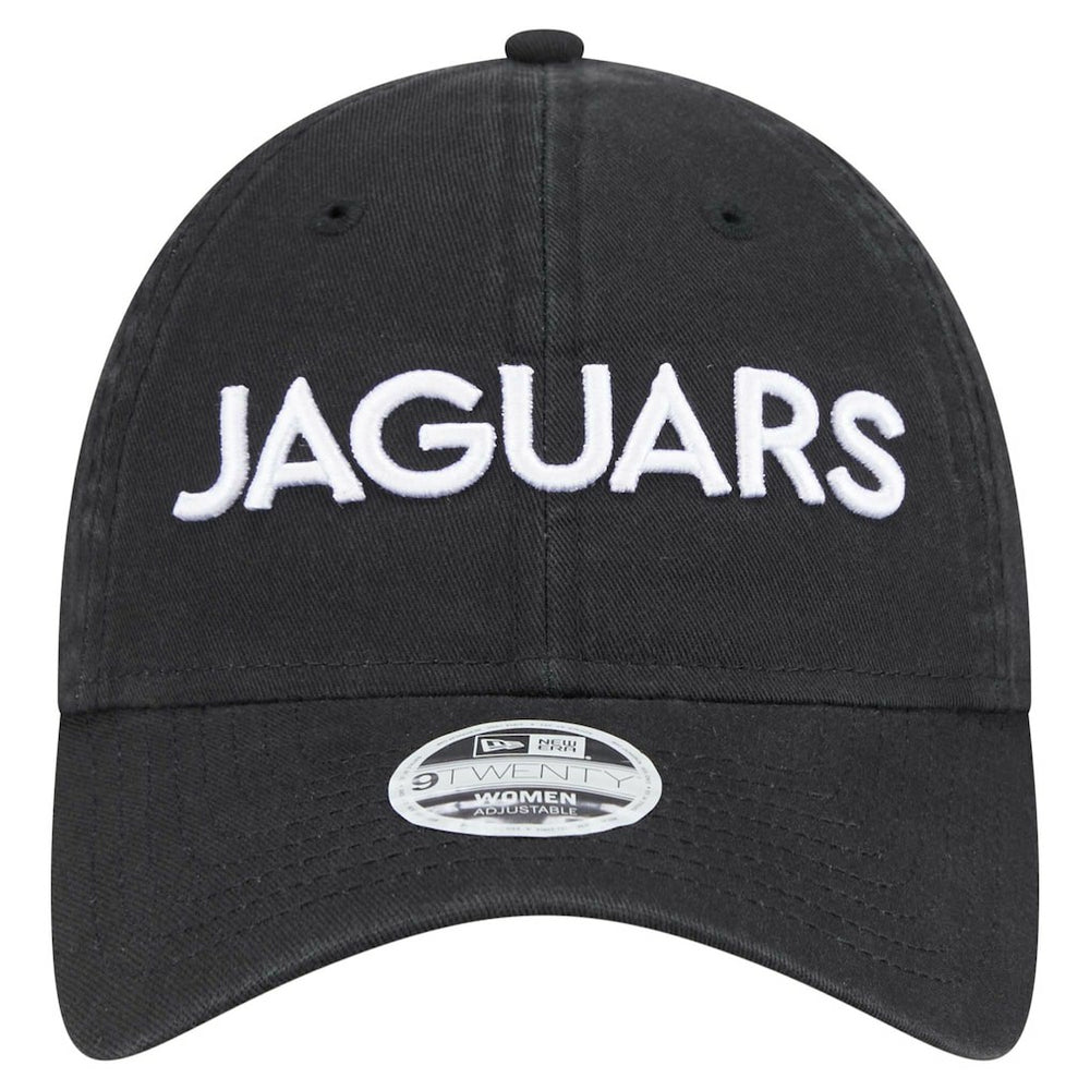 Jacksonville Jaguars New Era Women's Cece 9TWENTY Adjustable Hat - Black on sale