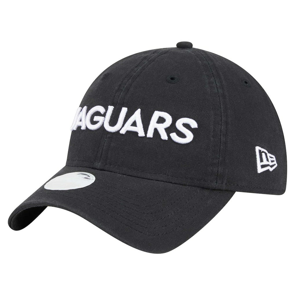 Jacksonville Jaguars New Era Women's Cece 9TWENTY Adjustable Hat - Black on sale