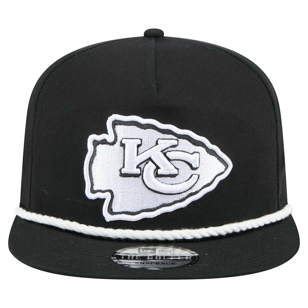 Kansas City Chiefs New Era B-Dub Golfer Snapback Hat - Black on sale