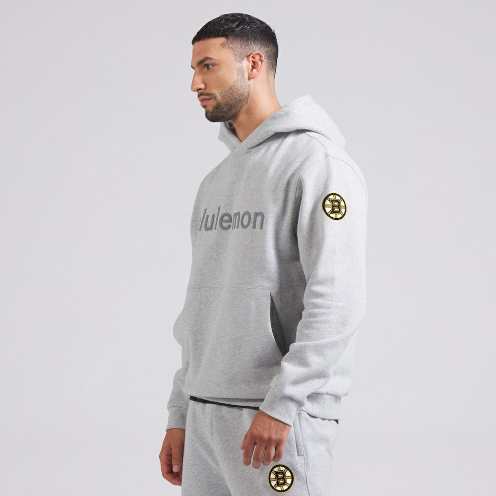 Boston Bruins lululemon Steady State Pullover Hoodie - Heathered Silver Drop Hoodies