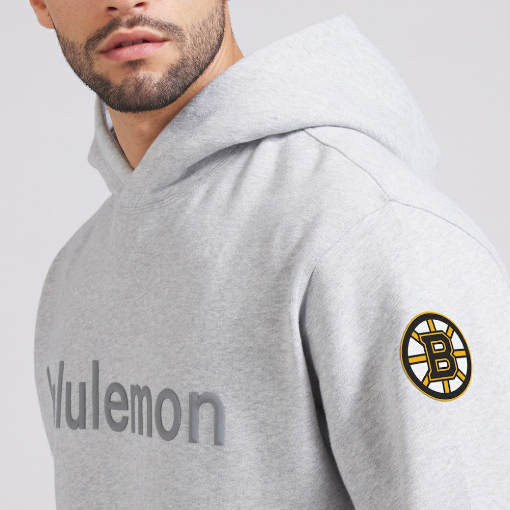 Boston Bruins lululemon Steady State Pullover Hoodie - Heathered Silver Drop Hoodies