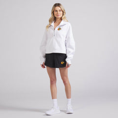 Chicago Blackhawks lululemon Women's Scuba Oversized Half Zip Top - White Tops
