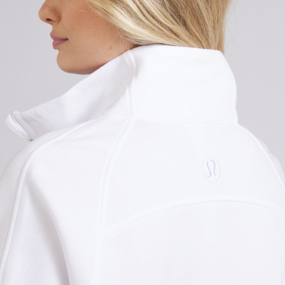 Chicago Blackhawks lululemon Women's Scuba Oversized Half Zip Top - White Tops