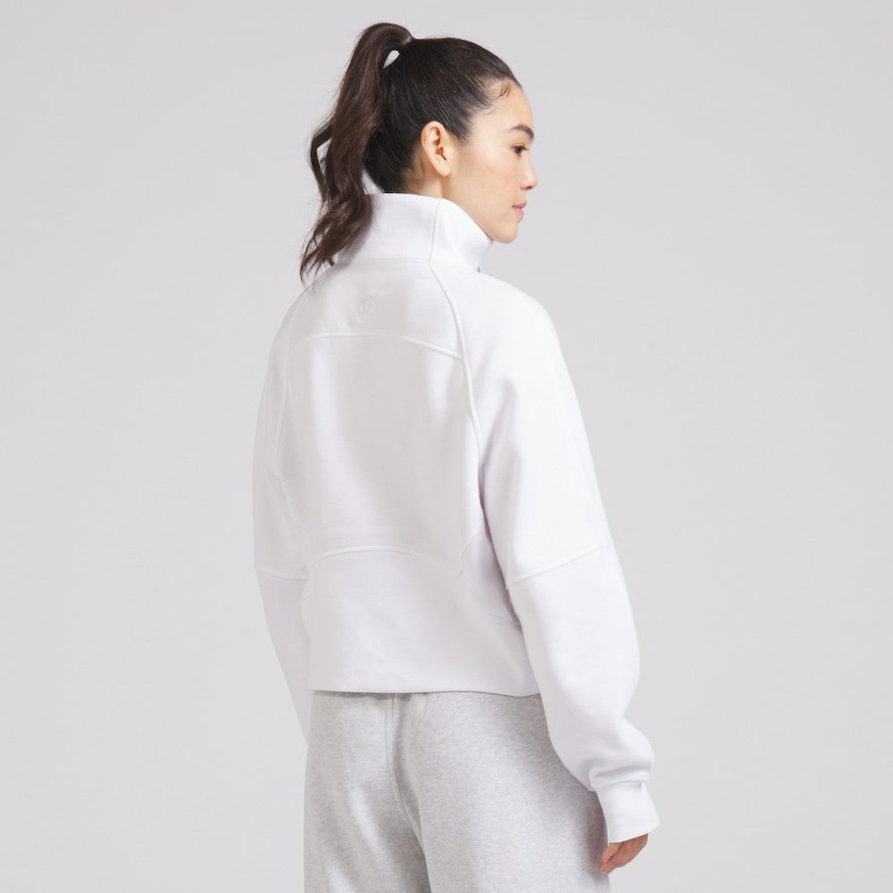 Detroit Red Wings lululemon Women's Scuba Oversized Half Zip Top - White Tops