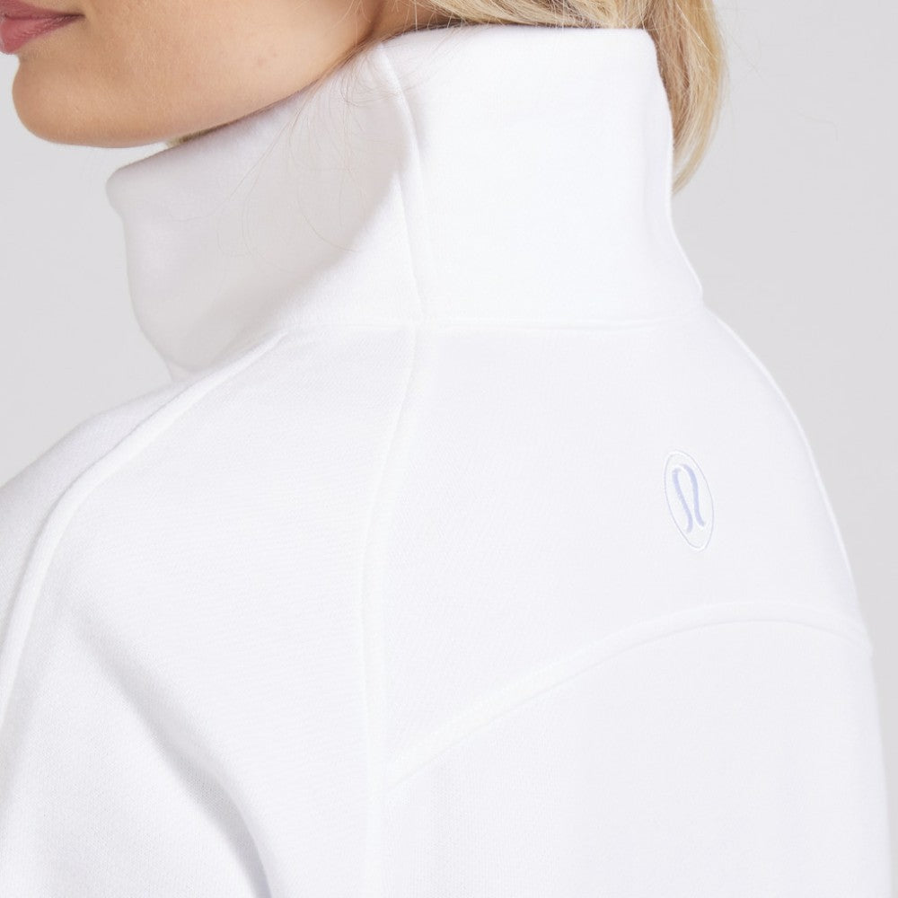 Seattle Kraken lululemon Women's Scuba Oversized Half Zip Top - White Tops
