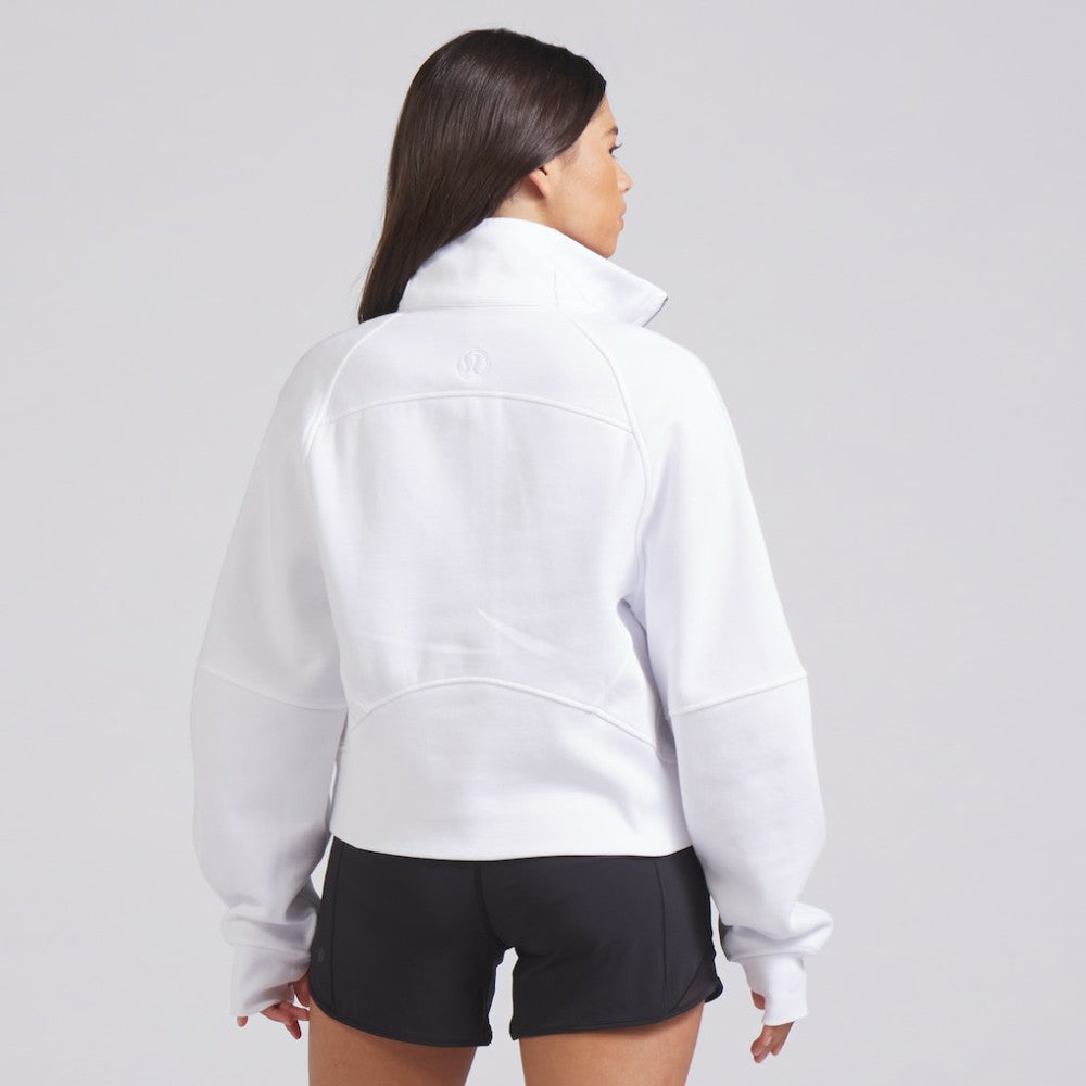 Toronto Maple Leafs lululemon Women's Scuba Oversized Half Zip Top - White Tops