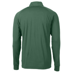 Athletics Cutter & Buck Stomper Adapt Eco Knit Stretch Recycled Quarter-Zip Pullover Top Hunter Green
