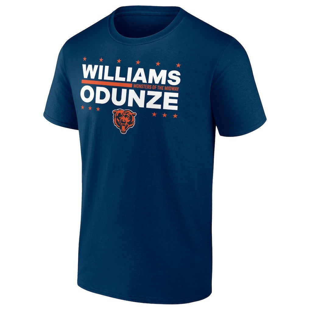 Caleb Williams & Rome Odunze Chicago Bears Election Players T-Shirt - Navy on sale