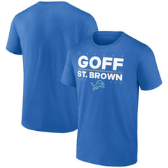 Jared Goff & Amon-Ra St. Brown Detroit Lions Election Players T-Shirt - Blue outlet