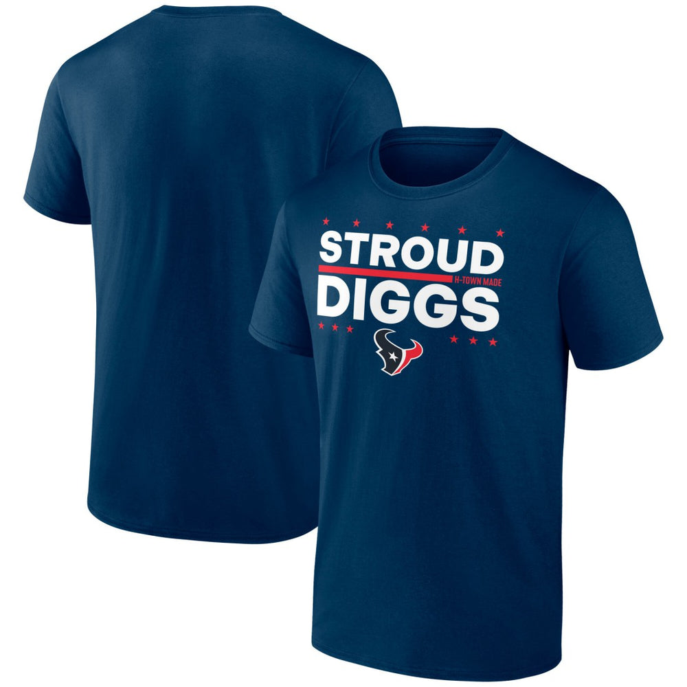 CJ Stroud & Stefon Diggs Houston Texans Election Players T-Shirt - Navy for sale