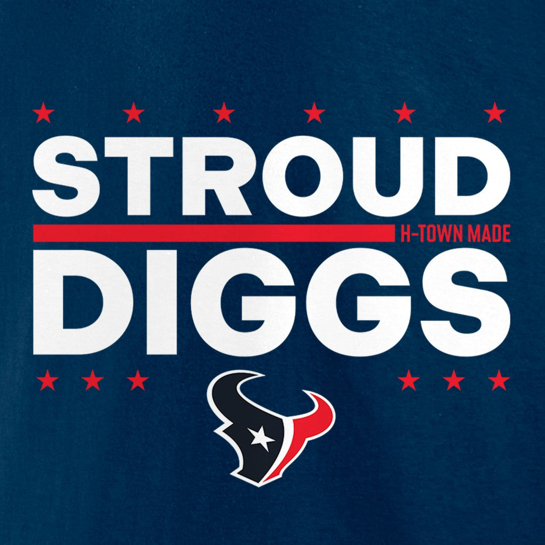 CJ Stroud & Stefon Diggs Houston Texans Election Players T-Shirt - Navy for sale