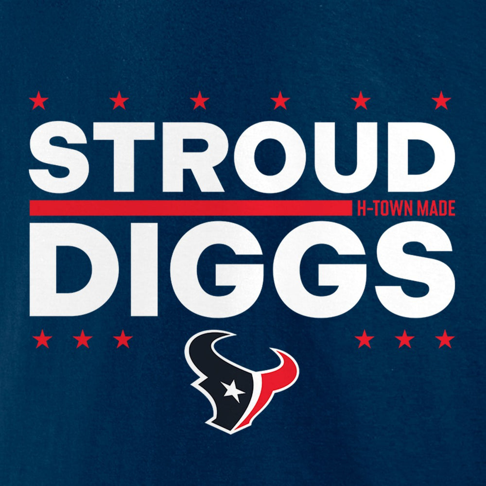 CJ Stroud & Stefon Diggs Houston Texans Election Players T-Shirt - Navy for sale