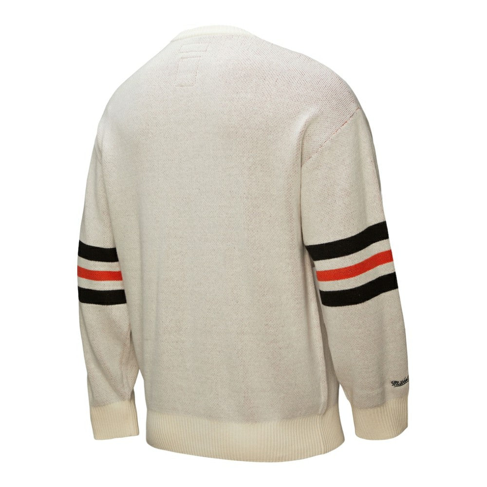 Baltimore Orioles Retro Pullover Sweater Cream