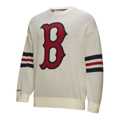 Boston Red Sox Retro Pullover Sweater Cream
