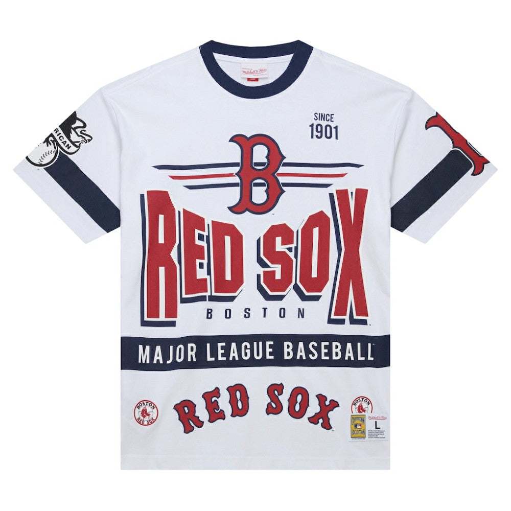 Boston Red Sox Cooperstown Collection Team Origins Premium T-Shirt White