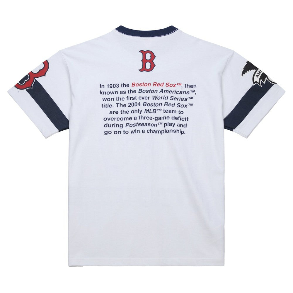 Boston Red Sox Cooperstown Collection Team Origins Premium T-Shirt White
