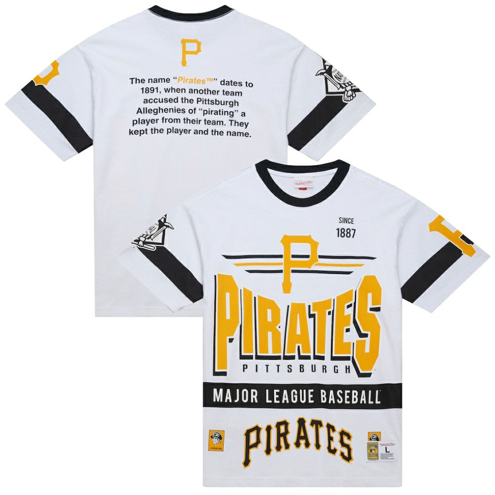 Pittsburgh Pirates Cooperstown Collection Team Origins Premium T-Shirt White