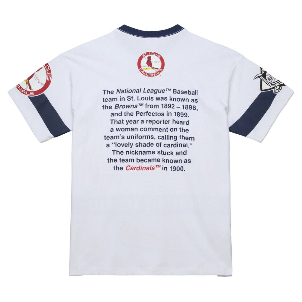 St. Louis Cardinals Cooperstown Collection Team Origins Premium T-Shirt White