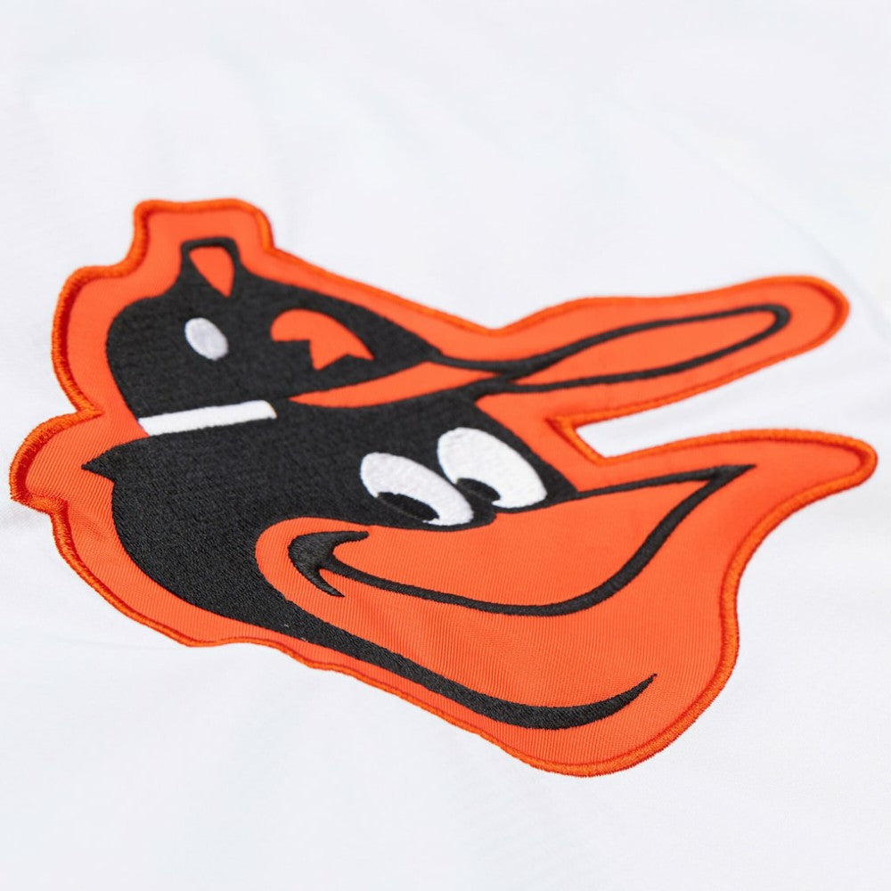 Baltimore Orioles Vintage Full-Snap Hooded Coaches Jacket White
