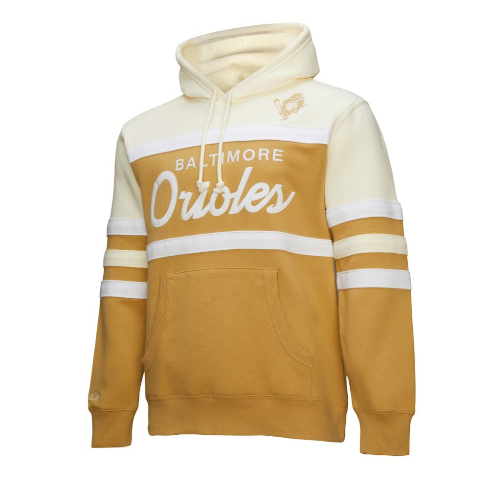 Baltimore Orioles Head Coach Pullover Hoodie Tan/Cream