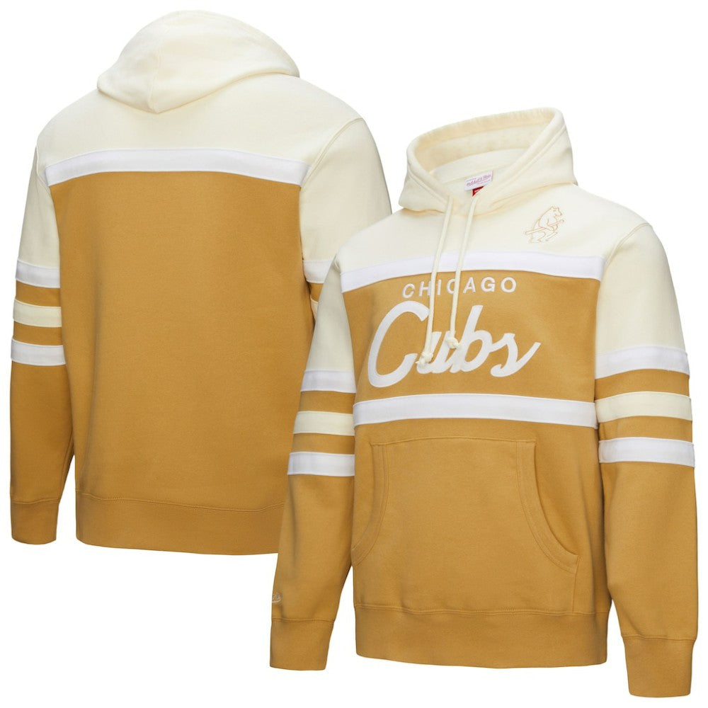 Chicago Cubs Head Coach Pullover Hoodie Tan/Cream