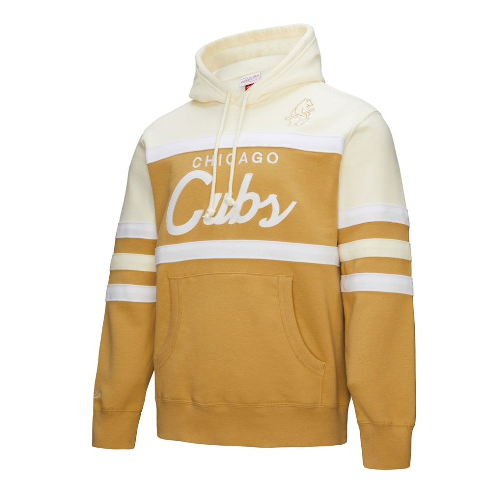 Chicago Cubs Head Coach Pullover Hoodie Tan/Cream
