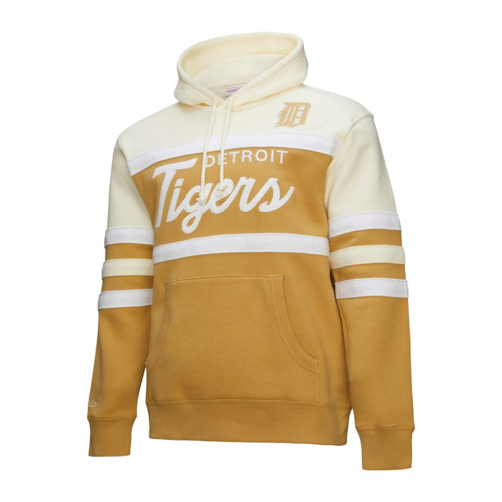 Detroit Tigers Head Coach Pullover Hoodie Tan/Cream