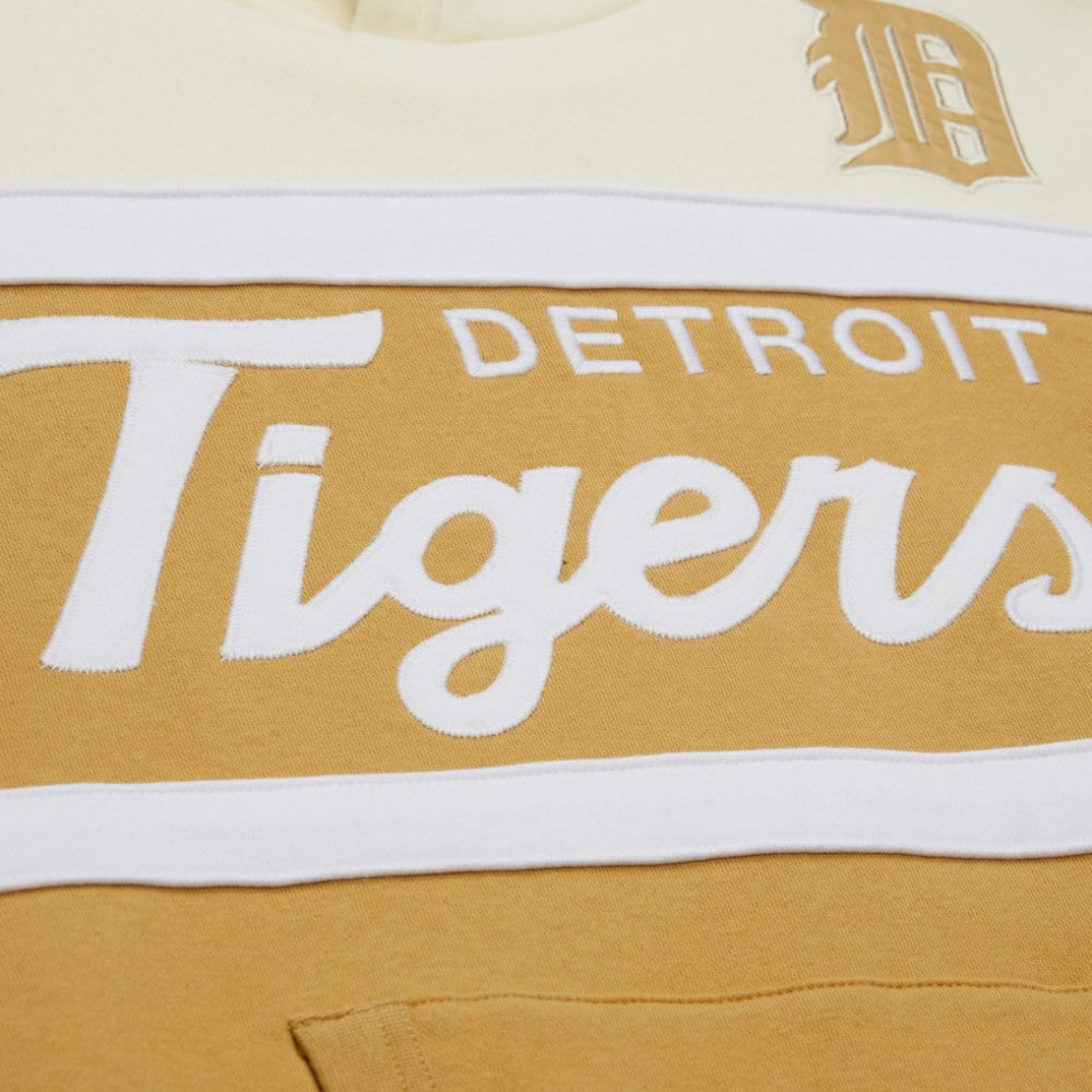 Detroit Tigers Head Coach Pullover Hoodie Tan/Cream