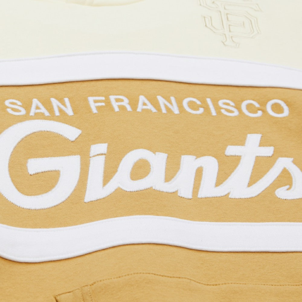 San Francisco Giants Head Coach Pullover Hoodie Tan/Cream