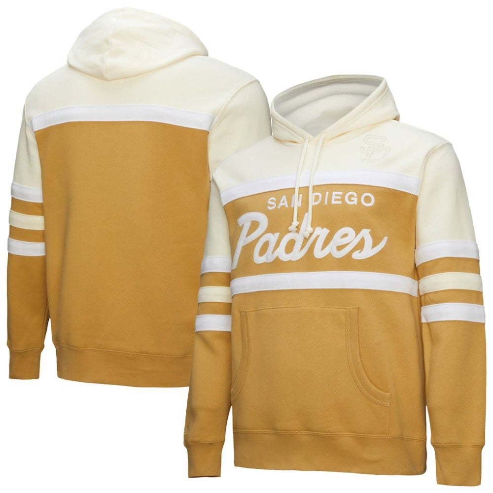 San Diego Padres Head Coach Pullover Hoodie Tan/Cream
