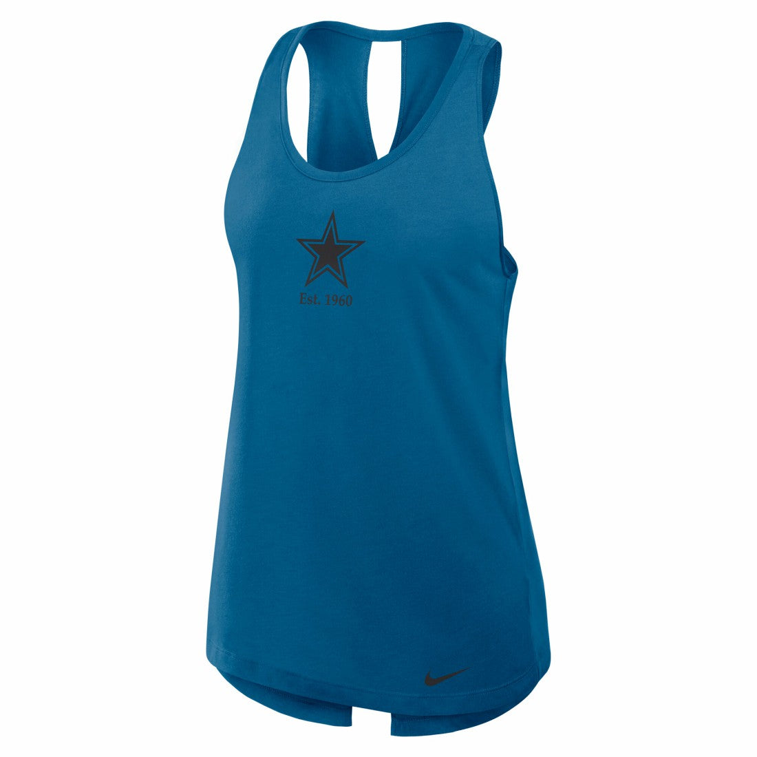 Dallas Cowboys Women's Glory Open-Back Crisscross Dri-FIT Tank Top - Navy online