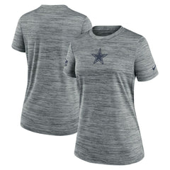 Dallas Cowboys Women's Sideline Velocity Dri-FIT T-Shirt - Gray online