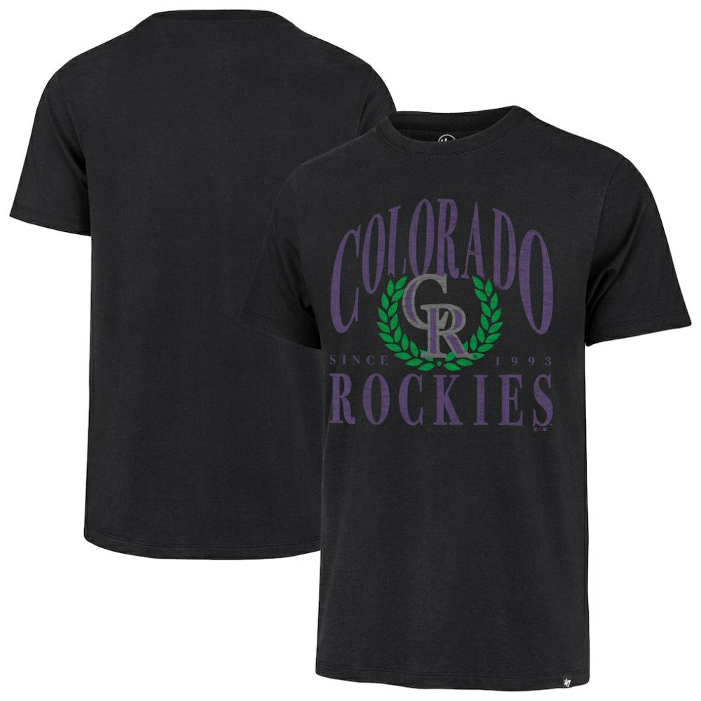 Colorado Rockies Pitchout Franklin T-Shirt Black