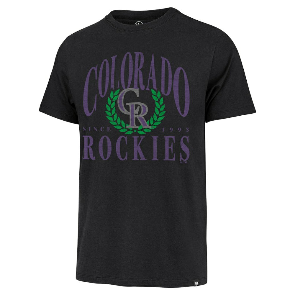 Colorado Rockies Pitchout Franklin T-Shirt Black