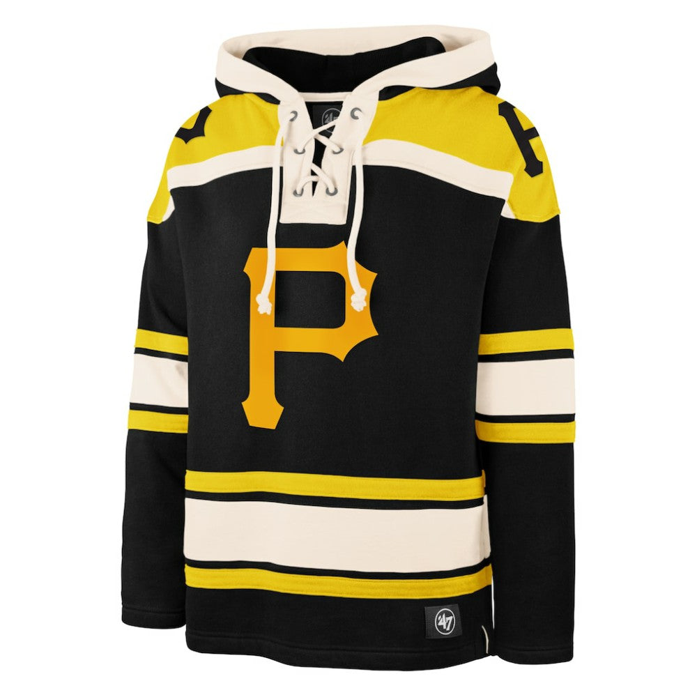 Pittsburgh Pirates Superior Lacer Pullover Hoodie Black