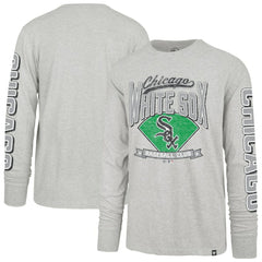 Chicago White Sox Fair Ball Franklin Long Sleeve T-Shirt Gray