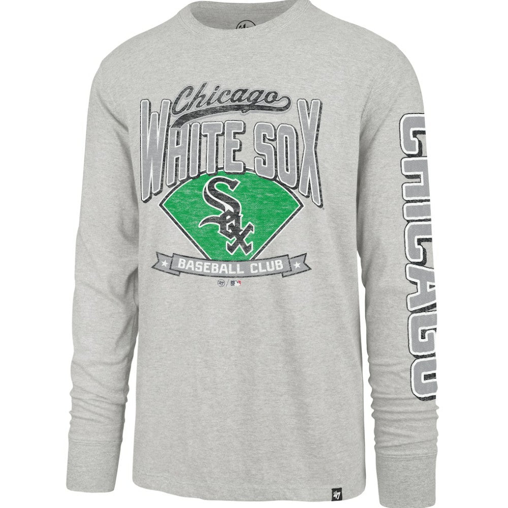 Chicago White Sox Fair Ball Franklin Long Sleeve T-Shirt Gray