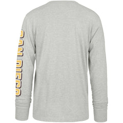 San Diego Padres Fair Ball Franklin Long Sleeve T-Shirt Gray