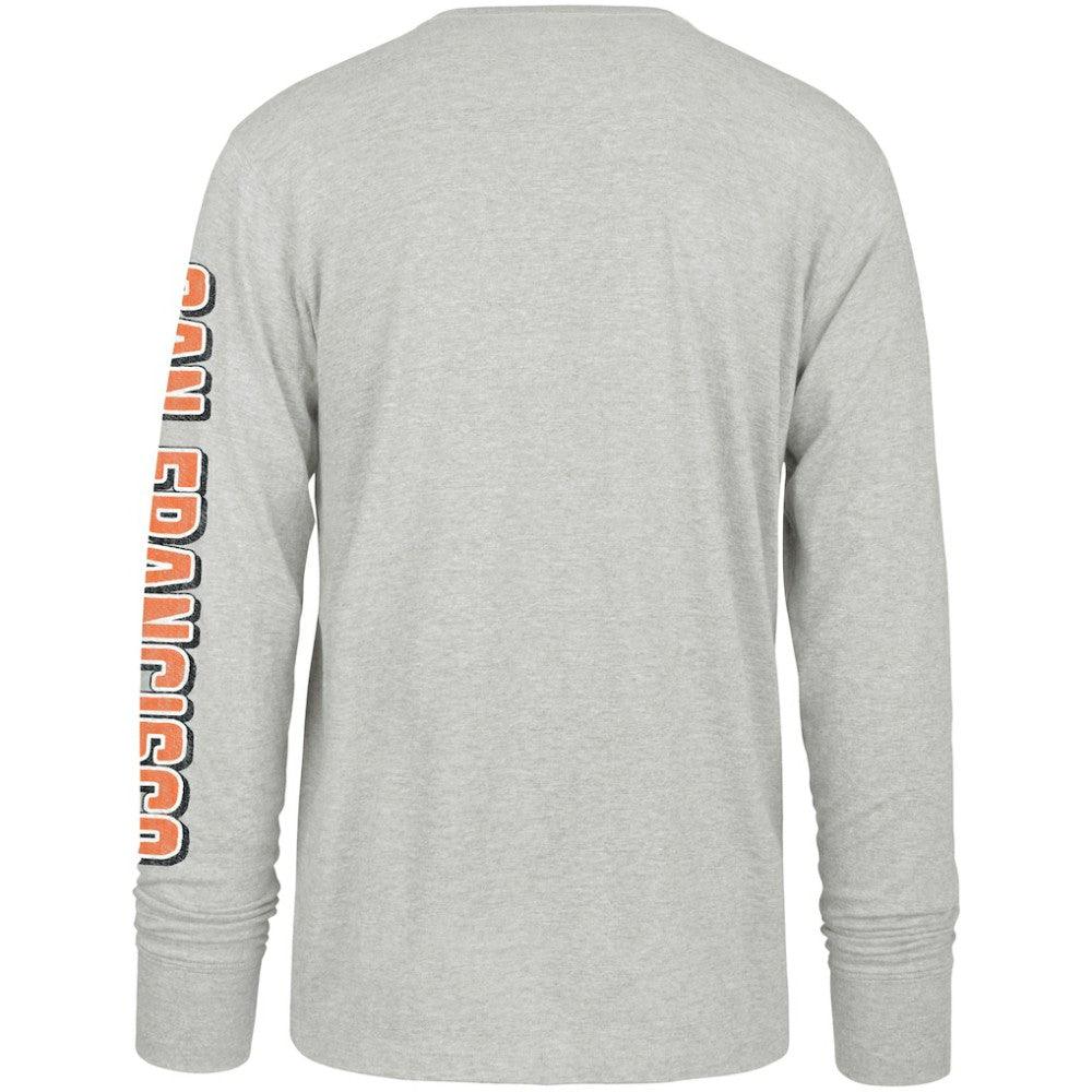 San Francisco Giants Fair Ball Franklin Long Sleeve T-Shirt Gray