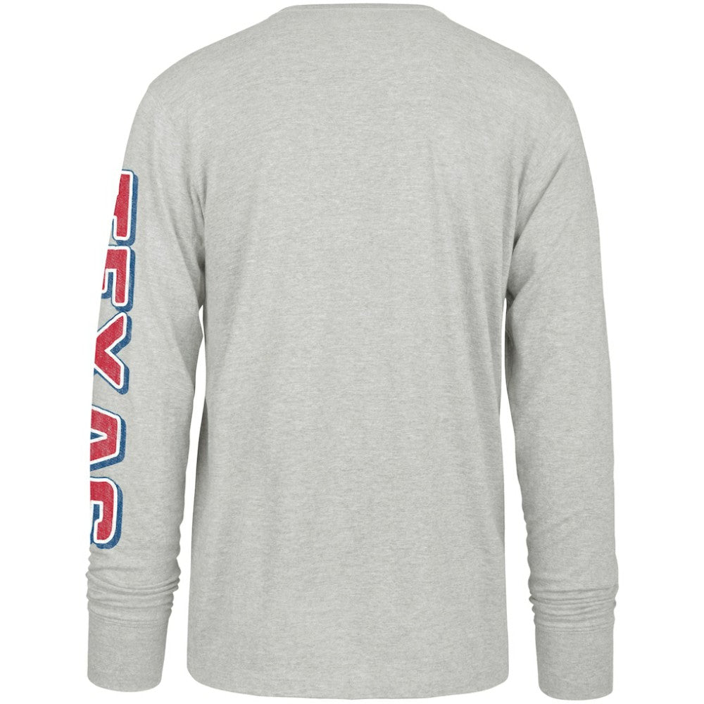 Texas Rangers Fair Ball Franklin Long Sleeve T-Shirt Gray
