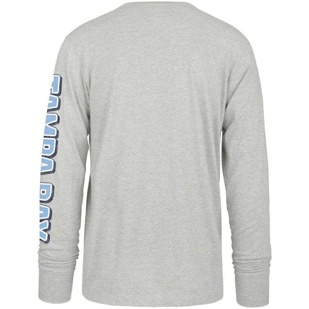 Tampa Bay Rays Fair Ball Franklin Long Sleeve T-Shirt Gray